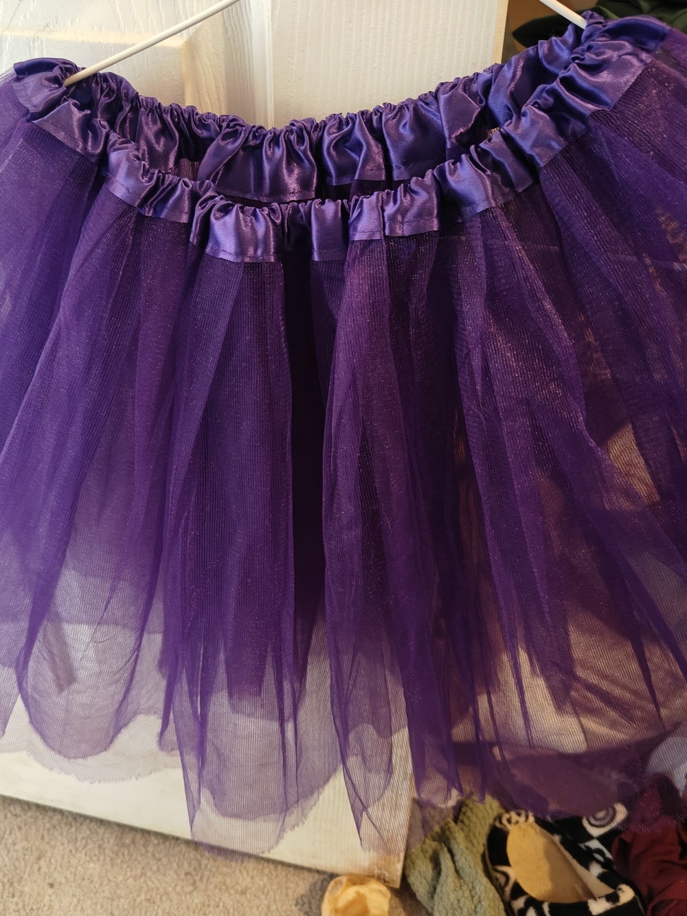 Purple Mini Tulle Skirt - Women's Cute Layered tutu